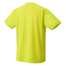 Yonex Trainings-Tshirt Practice Logo YM0046 (100% Polyester) 2024 limegelb Herren